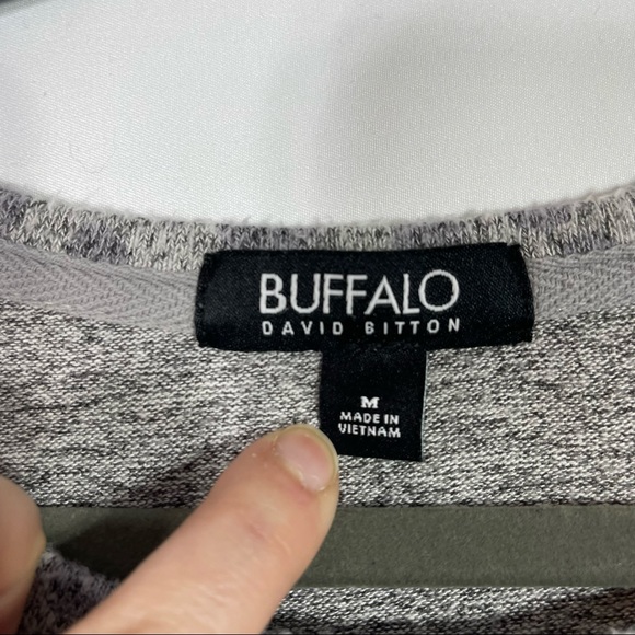 Buffalo by David Bitton, Grey Leopard Print, Warm and so soft Shirt, Size Medium - Picture 2 of 5